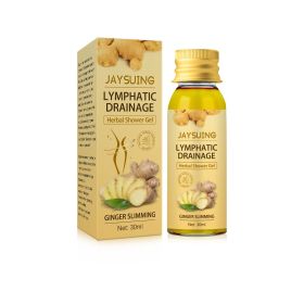 Jaysuing Ginger Body Sculpting Shower Gel, Dredging Slimming Body, Firming Waist Lymph Lazy People Clean And Moist Skin