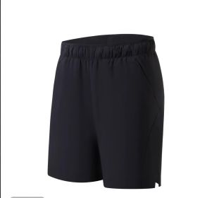 Men's Summer Outdoor Shorts Thin, Quick-Dry Straight-Leg Pants (Option: Black-S)