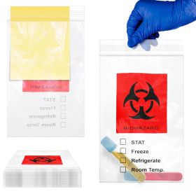 Biohazard Specimen Bags (Color: Clear)