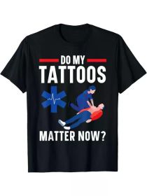 Emergency Medical Technician Healthcare EMT Paramedic T-Shirt (Color: black, size: M)