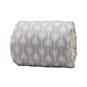 Adjustable Baby Cotton Nursing Arm Pillow Breastfeeding Washable Baby Infant Nursing Breastfeeding Pillow Cushion Arm Pad (Option: Grey Arrow-25X23CM)